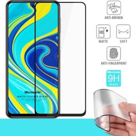 Microsonic Xiaomi Redmi Note 9S Seramik Matte Flexible Siyah Ekran Koruyucu