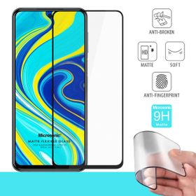Microsonic Xiaomi Redmi Note 9S Seramik Matte Flexible Siyah Ekran Koruyucu