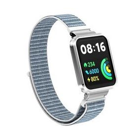 Microsonic Xiaomi Redmi Watch 2 Lite Hasırlı Woven Sport Loop Beyaz Kordon