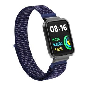 Microsonic Xiaomi Redmi Watch 2 Lite Hasırlı Woven Sport Loop Lacivert Kordon