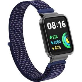 Microsonic Xiaomi Redmi Watch 2 Lite Hasırlı Woven Sport Loop Lacivert Kordon