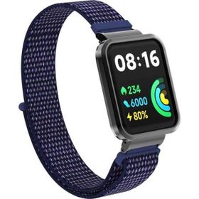 Microsonic Xiaomi Redmi Watch 2 Lite Hasırlı Woven Sport Loop Lacivert Kordon