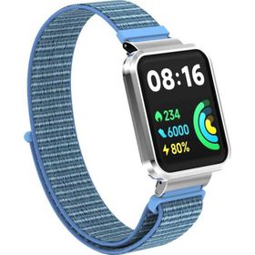 Microsonic Xiaomi Redmi Watch 2 Lite Hasırlı Woven Sport Loop Mavi Kordon