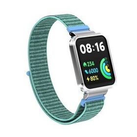 Microsonic Xiaomi Redmi Watch 2 Lite Hasırlı Woven Sport Loop Su Yeşili Kordon