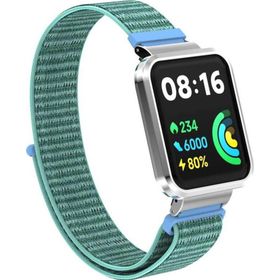 Microsonic Xiaomi Redmi Watch 2 Lite Hasırlı Woven Sport Loop Su Yeşili Kordon