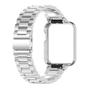 Microsonic Xiaomi Redmi Watch 2 Lite Metal Stainless Steel Gümüş Kordon