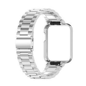 Microsonic Xiaomi Redmi Watch 2 Lite Metal Stainless Steel Gümüş Kordon