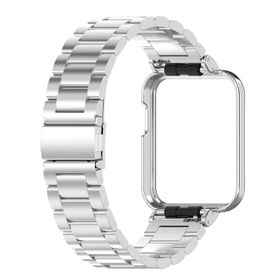 Microsonic Xiaomi Redmi Watch 2 Lite Metal Stainless Steel Gümüş Kordon