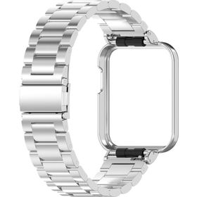 Microsonic Xiaomi Redmi Watch 2 Lite Metal Stainless Steel Gümüş Kordon
