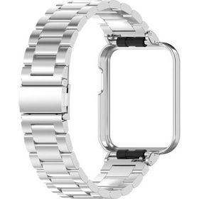 Microsonic Xiaomi Redmi Watch 2 Lite Metal Stainless Steel Gümüş Kordon