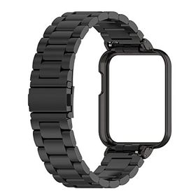 Microsonic Xiaomi Redmi Watch 2 Lite Metal Stainless Steel Siyah Kordon