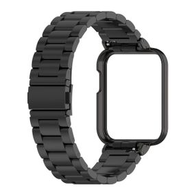 Microsonic Xiaomi Redmi Watch 2 Lite Metal Stainless Steel Siyah Kordon