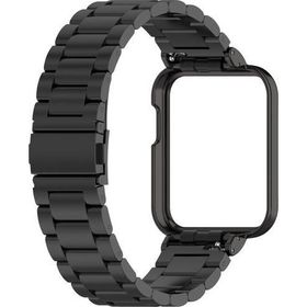 Microsonic Xiaomi Redmi Watch 2 Lite Metal Stainless Steel Siyah Kordon