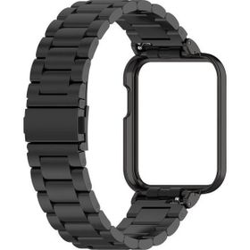 Microsonic Xiaomi Redmi Watch 2 Lite Metal Stainless Steel Siyah Kordon