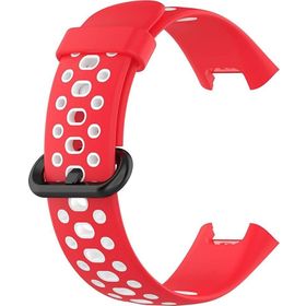Microsonic Xiaomi Redmi Watch 2 Lite Rainbow Band Kırmızı Beyaz Kordon