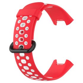 Microsonic Xiaomi Redmi Watch 2 Lite Rainbow Band Kırmızı Beyaz Kordon