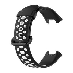 Microsonic Xiaomi Redmi Watch 2 Lite Rainbow Band Siyah Beyaz Kordon