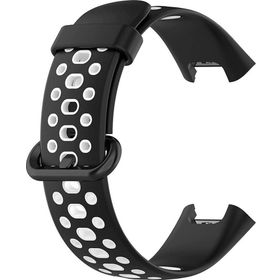 Microsonic Xiaomi Redmi Watch 2 Lite Rainbow Band Siyah Beyaz Kordon