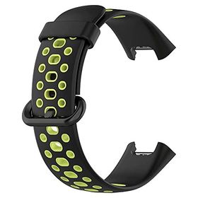Microsonic Xiaomi Redmi Watch 2 Lite Rainbow Band Siyah Yeşil Kordon