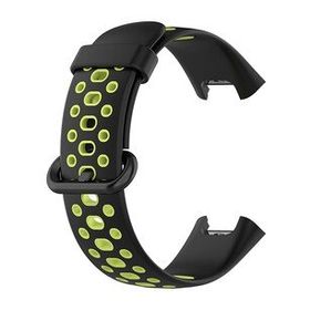 Microsonic Xiaomi Redmi Watch 2 Lite Rainbow Band Siyah Yeşil Kordon