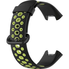 Microsonic Xiaomi Redmi Watch 2 Lite Rainbow Band Siyah Yeşil Kordon