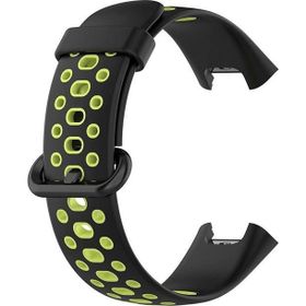 Microsonic Xiaomi Redmi Watch 2 Lite Rainbow Band Siyah Yeşil Kordon