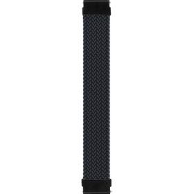 Microsonic Xiaomi Watch 2 165 mm Braided Solo Loop Band Siyah Kordon