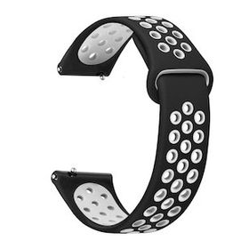 Microsonic Xiaomi Watch S1 Active Rainbow Gently Band Siyah Beyaz Kordon