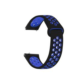 Microsonic Xiaomi Watch S1 Active Rainbow Gently Band Siyah Mavi Kordon