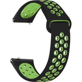 Microsonic Xiaomi Watch S1 Active Rainbow Gently Band Siyah Yeşil Kordon