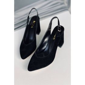 Mida Shoes Y101 Siyah Kadın Topuklu Ayakkabı