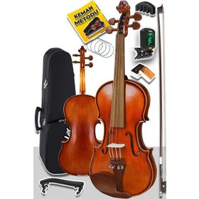 Midex 23053 GLA 124X Set Profesyonel Üst Kalite Gül Ağacı Keman