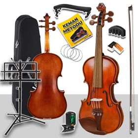 Midex 23053 GLA 124X Set Profesyonel Üst Kalite Gül Ağacı Keman
