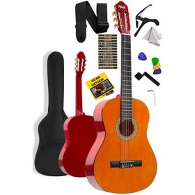 Midex CG-270M Doğal Renk 4 4 Yetişkin Boy Sap Ayarlı Full Klasik Gitar