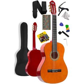 Midex CG-270M Doğal Renk 4 4 Yetişkin Boy Sap Ayarlı Full Klasik Gitar