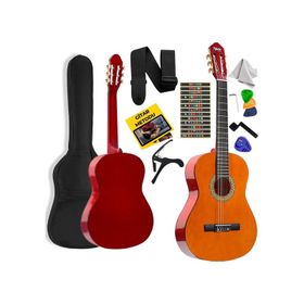 Midex CG-270M Doğal Renk 4 4 Yetişkin Boy Sap Ayarlı Full Klasik Gitar