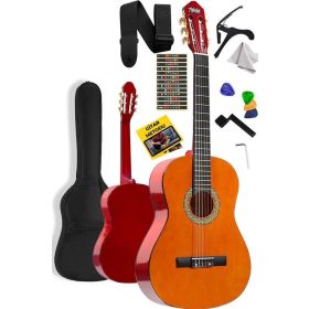 Midex CG-270M Doğal Renk 4 4 Yetişkin Boy Sap Ayarlı Full Klasik Gitar