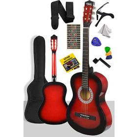 Midex CG-270RD Kırmızı Renk 4 4 Yetişkin Boy Sap Ayarlı Full Klasik Gitar
