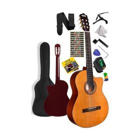 Midex CG-395YLX 4/4 Kesik Kasa Full Set Klasik Gitar Seti