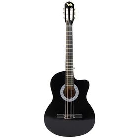 Midex CG390BK-XBAG Siyah 4/4 Sap Ayarlı Kesik Kasa Full Set Klasik Gitar