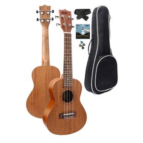 Midex CT-24M Set Çanta Metod Askı Tuner Tel Pena Concert Ukulele