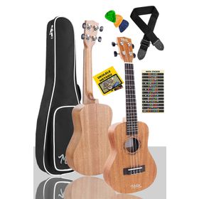 Midex CT-24M Set Çanta Metod Askı Tuner Tel Pena Concert Ukulele