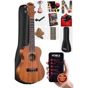 Midex CT-24MC Concert Ukulele Case Metod Askı Tuner Pena Set