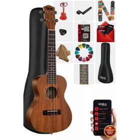 Midex CT-24MC Concert Ukulele Case Metod Askı Tuner Pena Set