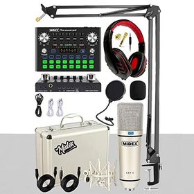 Midex CX1 Compact Set-2 Efektli Ses Kartı Mikrofon Stand Seti