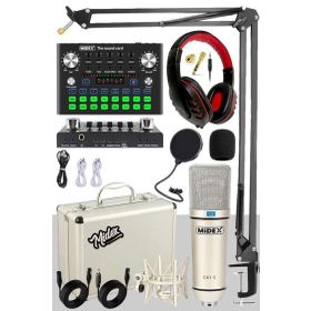 Midex CX1 Compact Set-2 Efektli Ses Kartı Mikrofon Stand Seti