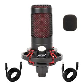 Midex CXN-30 Condenser + 48V Stüdyo Ses Kayıt Mikrofonu Stüdyo Ekipman Seti