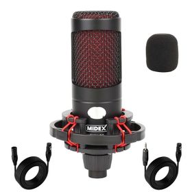 Midex CXN-30 Condenser + 48V Stüdyo Ses Kayıt Mikrofonu Stüdyo Ekipman Seti