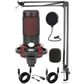 Midex CXN-30 Condenser Mikrofon Stand Pop Filtre Seti