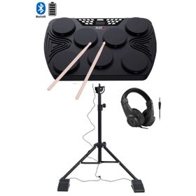 Midex Ddx-105St Profesyonel Standlı Bluetooth Dijital Davul Şarjlı Elektro Bateri